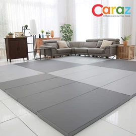 韓國Caraz 無縫加厚摺疊地墊(Solid) 140 X 200 X 4cm