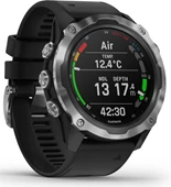 Garmin Descent Mk2 Stainless w/Rubber Strap - Chinese