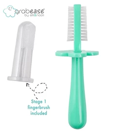 美國grabease 雲朵雙面幼兒牙刷套裝(三色選)