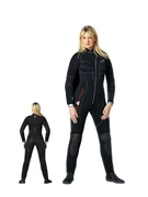 W1 5MM OVERALL W/FRONT ZIP WETSUIT- NORMAL-M