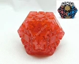 lanlan Gear Cuboctahedron Ice Red Body (DIY sticker, limited edition)