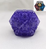 lanlan Gear Cuboctahedron Ice Purple Body (DIY sticker, limited edition)