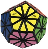 Meffert's New Improved 12 color Pyraminx Crystal (black body)