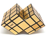 Mirror Double cube black body (Gold Stickers)