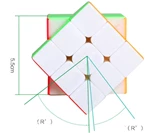 SengSo Mr.M Magnetic 3x3x3 Cube Stickerless (5.6cm)