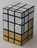 3x3x5 Siamese Mirror Cube (Gold and Silver Label, tall 84mm)