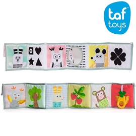 以色列TAF Toys 嬰兒雙面布書/ 有趣動物
