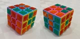 Gray Matter 3x3x3 Bastinazo Cube with Tiles - Advance (Pink, Blue, Yellow, 2 faces each)