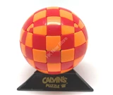 Tony Mini 5x5x5 Red Planet Ball (Mars, Red & Orange) in Small Clear Box