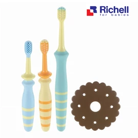 日本Richell TLI 訓練型牙刷套裝