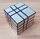 Mirror Camouflage 3x3x4 Cube Black Body with Silver Label (Xu Mod)