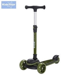 Kids Star Flash-Move 滑板車-軍綠色