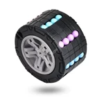 Rolling Bead Wheel & Spinner Puzzle Black Tyre