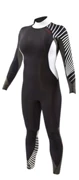   BODY GLOVE Stellar Bk/Zip 3/2 Fullsuit-JET/PINK-7/8