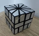 Square-2 Shift Cube Black Body with Silver Label (Lee Mod)