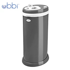 美國Ubbi 防味防臭尿片桶-深灰