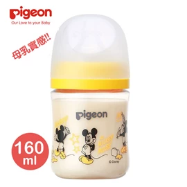 日本Pigeon 母乳實感寬口徑PPSU奶瓶-160ml 米奇
