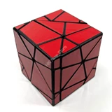 Fangshi GhostZ in Black Body with Red Stickers (2x2x2 + Skewb Mechanism, 3D FDM Printing)