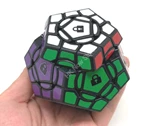 Full Function Crazy Megaminx (Center-Locking) Black Body