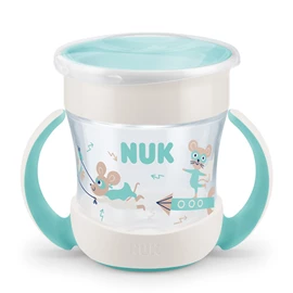德国Nuk Mini Magic Cup 迷你防漏啜啜魔术杯;160ml 绿色