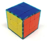 Oskar Sloppy 3x3x3 Cube Ice Blue Body with 6-Color Frosted Tiles (limited edition)