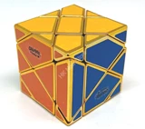 Super Fisher 3x3x3 Cube Metallized Gold (6-color stickers, limited edition)
