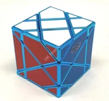 Super Fisher 3x3x3 Cube Metallized Blue (6-color stickers, limited edition)