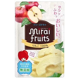 日本mirai fruits 未來果實水果乾/ 蘋果 12g