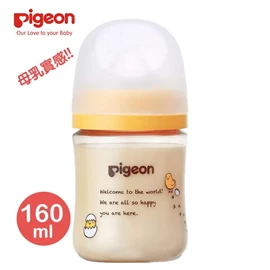 日本Pigeon 母乳實感寬口徑PPSU奶瓶-160ml 小鳥