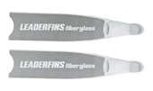 Leaderfins Carbon Fiber Bi-Fins - White Pockets/White Ribs