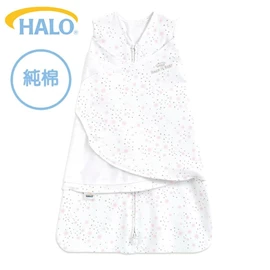 美國Halo Swaddle 二合一嬰兒包被睡袋-純棉 1.5TOG;甜睡星空粉色