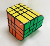 4x4x4 Penrose Mirror Cube Black Body with 3-Color Sticker (Manqube Mod)