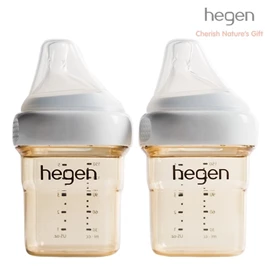 新加坡hegen PCTO™ 多功能宽口奶瓶-PPSU 150ml 两个装 白色