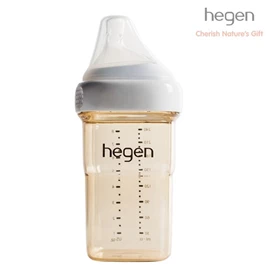 新加坡hegen PCTO™ 多功能宽口奶瓶-PPSU 240ml 白色