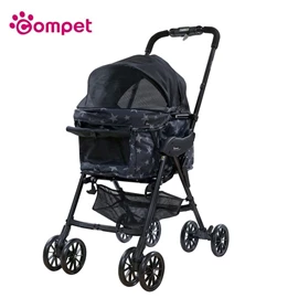Compet milimili lite α EG Long 小型犬貓兩用車-星空黑