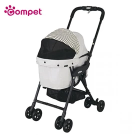 Compet Milimili Lite 小型寵物車-間條白
