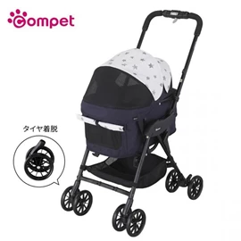 Compet milimili lite α EG Long D 小型犬貓兩用車-星空藍