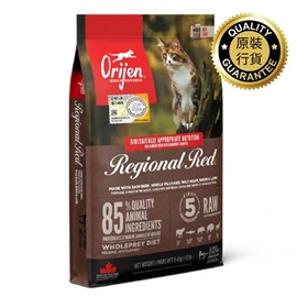 Orijen 渴望 無穀物全貓配方貓糧(紅肉)-5.4kg