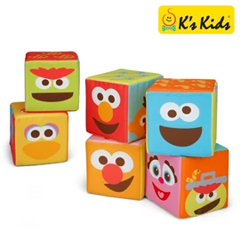 K's Kids 學習布積木-芝麻街 6件