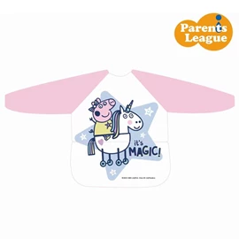 Parents League 長袖連袋防水罩衣-Peppa Pig Peppa