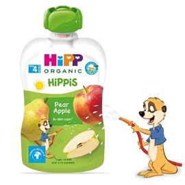 HiPP 喜寶有機果蓉唧唧裝-洋梨蘋果 100g