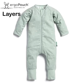 澳洲ergoPouch 長袖連身衣-1.0TOG Sage