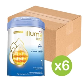 惠氏illuma LUXA 初生嬰兒配方奶粉;1號(0-6個月) 850g X 6罐