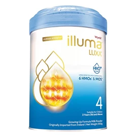 惠氏illuma LUXA 兒童成長配方奶粉;4號(3歲以上) 850g