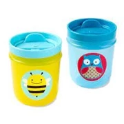 Skip Hop Zoo Tumbler Cups 2 Pack - 貓頭鷹 & 小蜜蜂     [清貨特價 : HK$87]