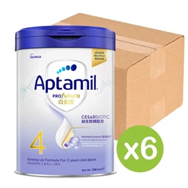 Aptamil Profutura 白金版 儿童配方奶粉;4号(3岁以上) 900g X 6罐