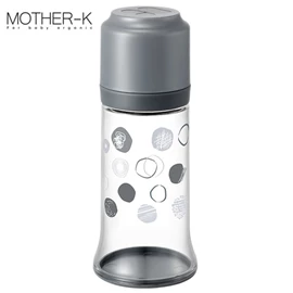 韓國Mother-K 拋棄式奶瓶(不包奶嘴)-時尚灰