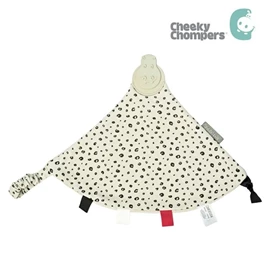 英國Cheeky Chompers 嬰兒牙膠安撫巾-豹斑