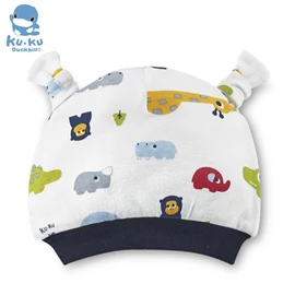 台灣KuKu Duck 動物派對雙結帽-仲夏藍