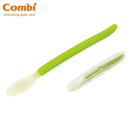 日本Combi Baby Label 軟質餵食匙 附收納盒
